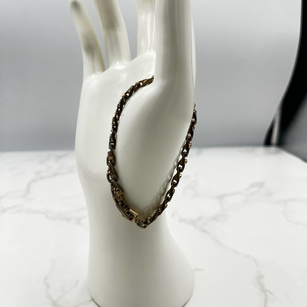 Vintage Gold-Tone Chunky‎ Chain Link Bracelet Y2K Style